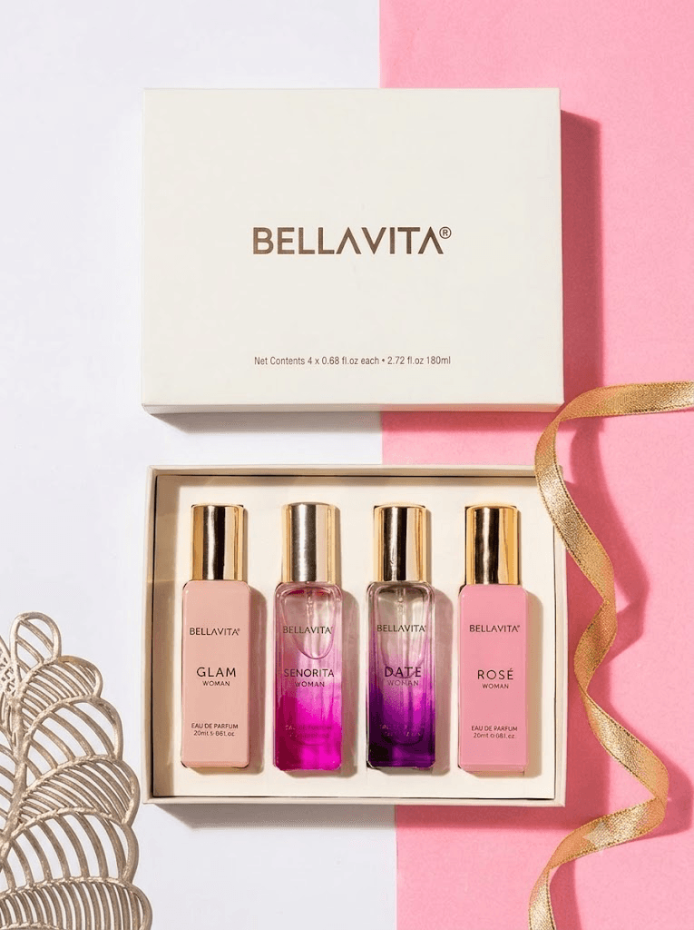 BellaVita Women’s Perfume Gift Set – 4 × 20ml (Photo 1)