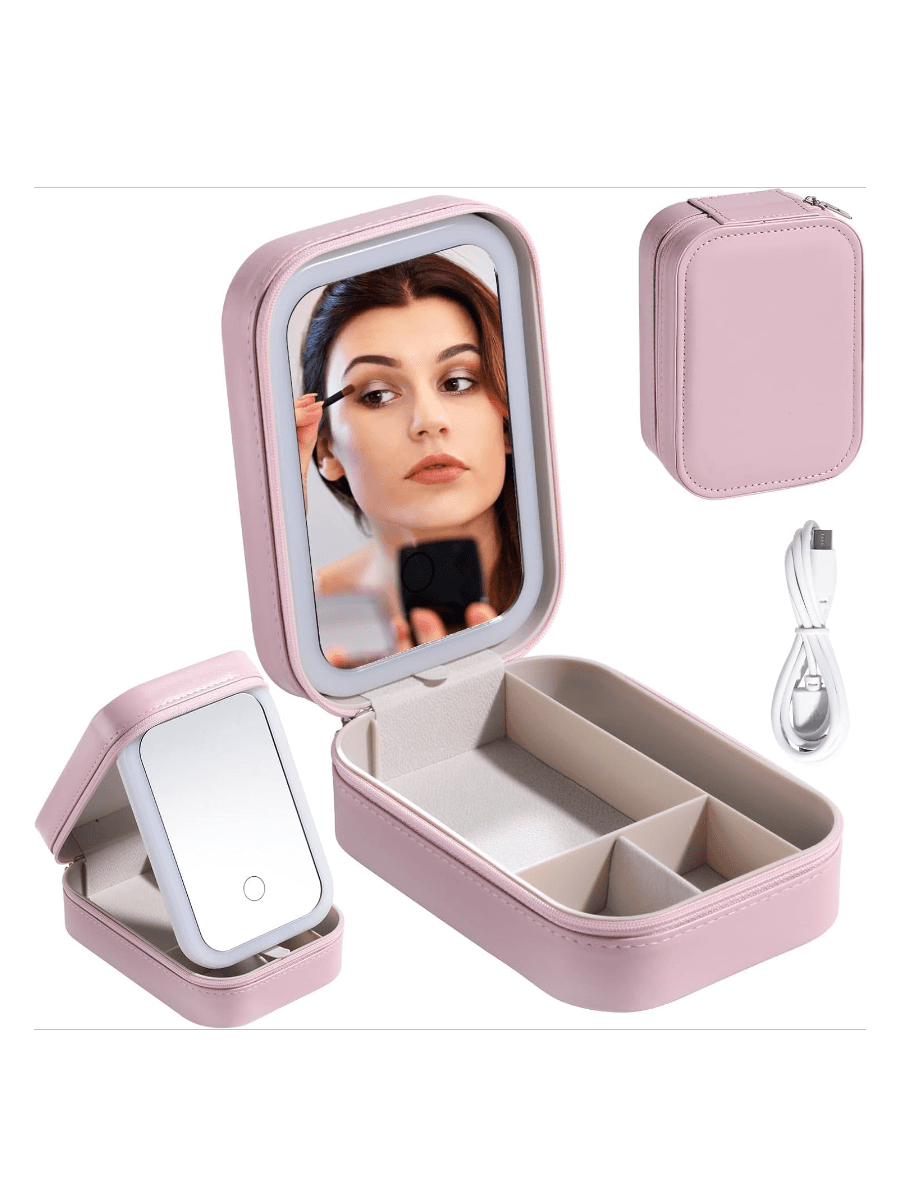 Cosmetic Mirror Case LED Makeup Mirror (Photo 1)