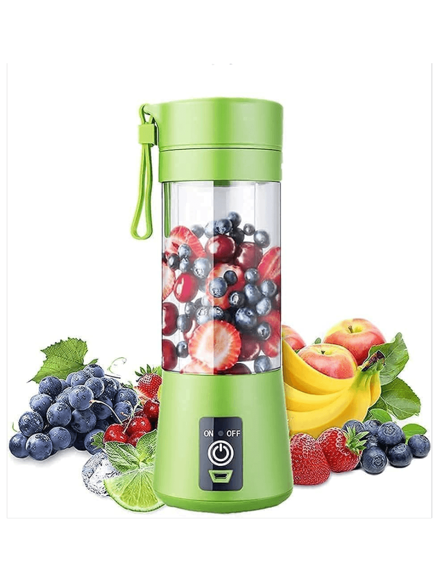 Juicer Blender with Built-In Mixer Bottle, Fruit Juice Machine, USB Rechargeable (Photo 1)